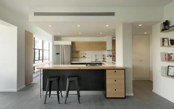 Moderne Neubauwohnung mit offener Küche